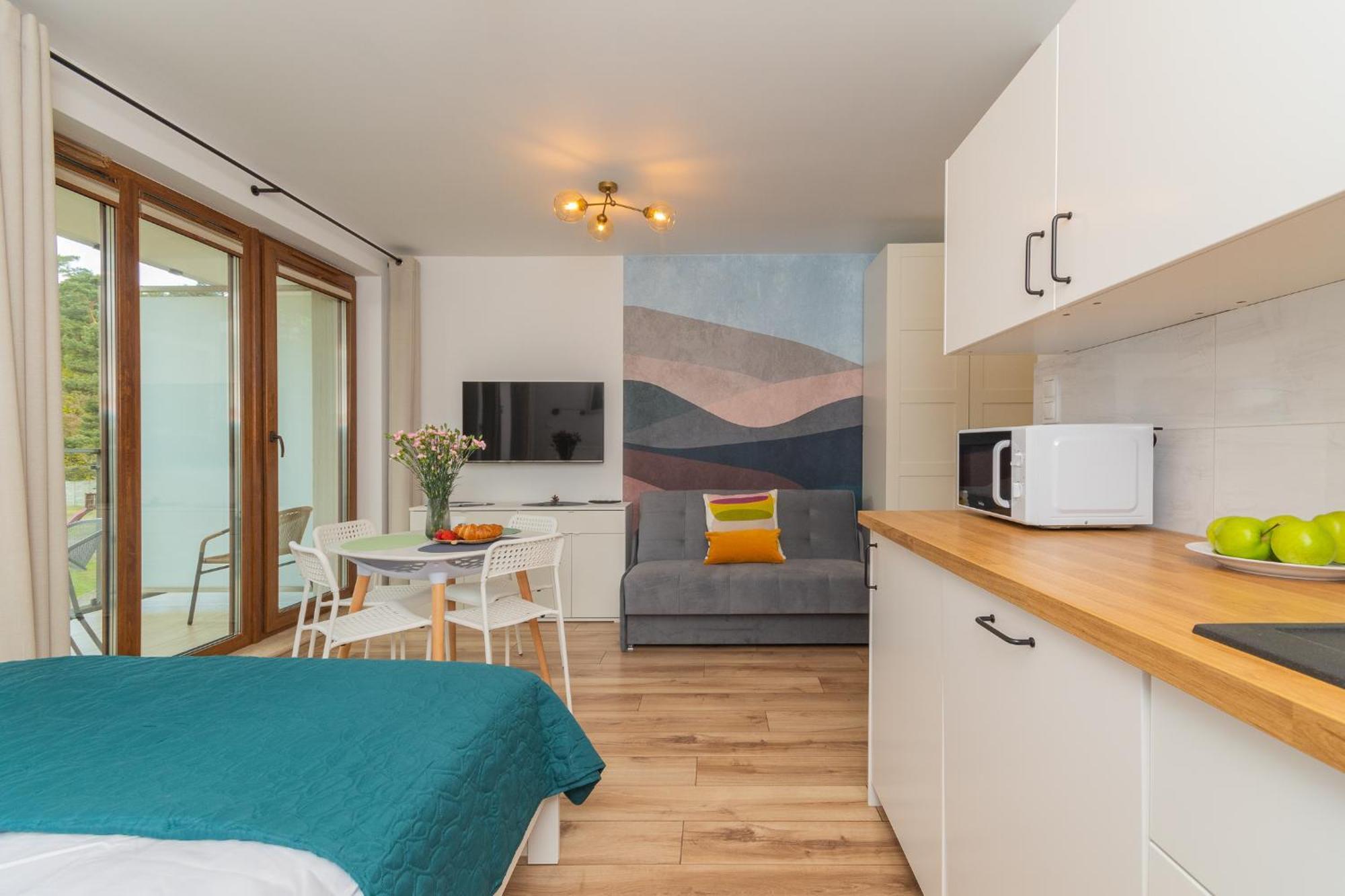 Apartamenty Mierzeja - Stegna Park Studio, 500 M Od Plazy 外观 照片